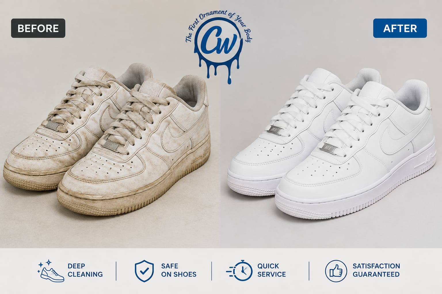 Before - Sports Shoe Cleaning